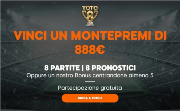888 sport toto 8 promozione